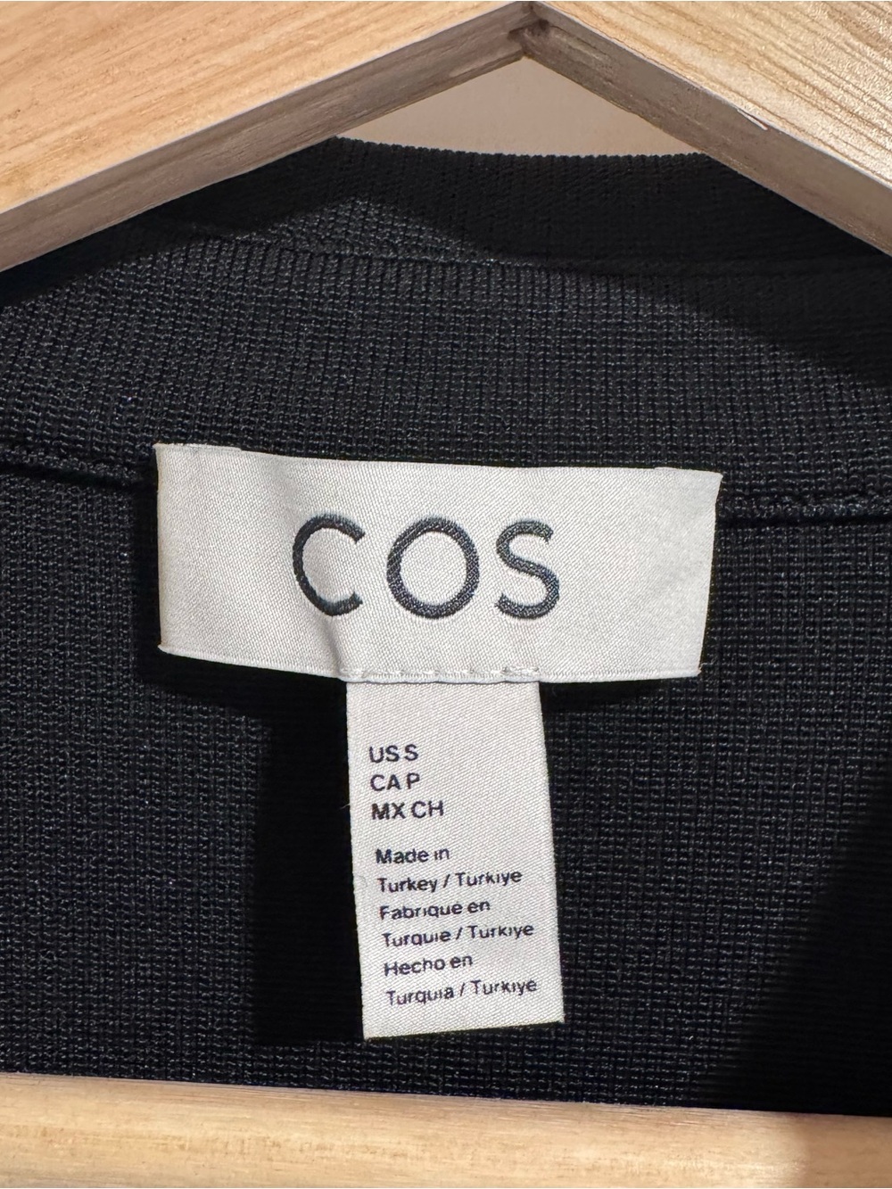 COS Black Button-Front Shirt - Tailored - Picture 6 of 9